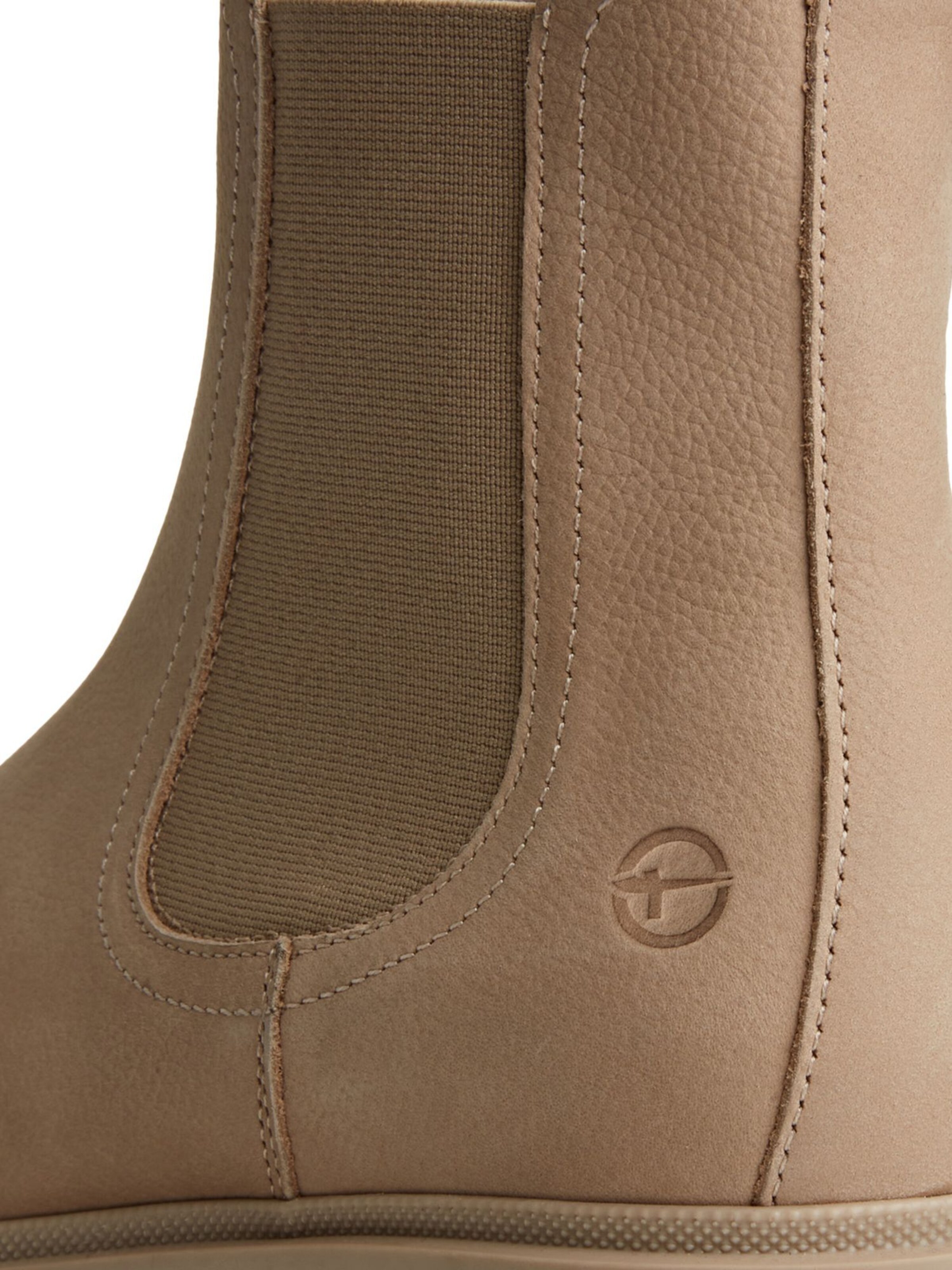 Tamaris Chelsea boots in Beige