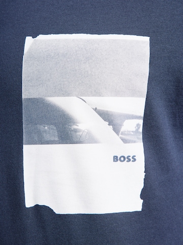 T-Shirt 'Container' BOSS en bleu
