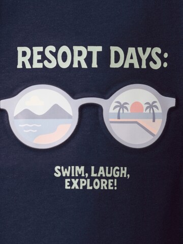 MANGO KIDS Majica 'MGLASS' | modra barva