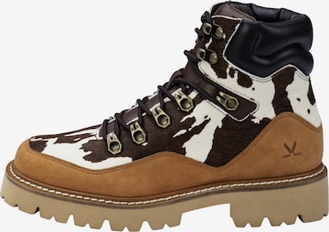 Bottes à lacets 'MARCH 347' LLOYD en marron : devant