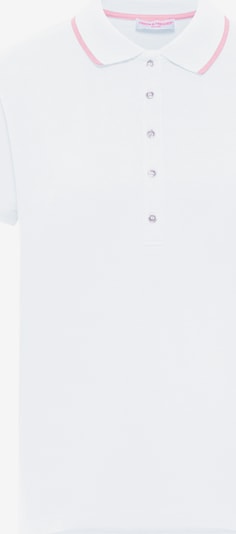 Frieda & Freddies NY Poloshirt in weiß, Produktansicht