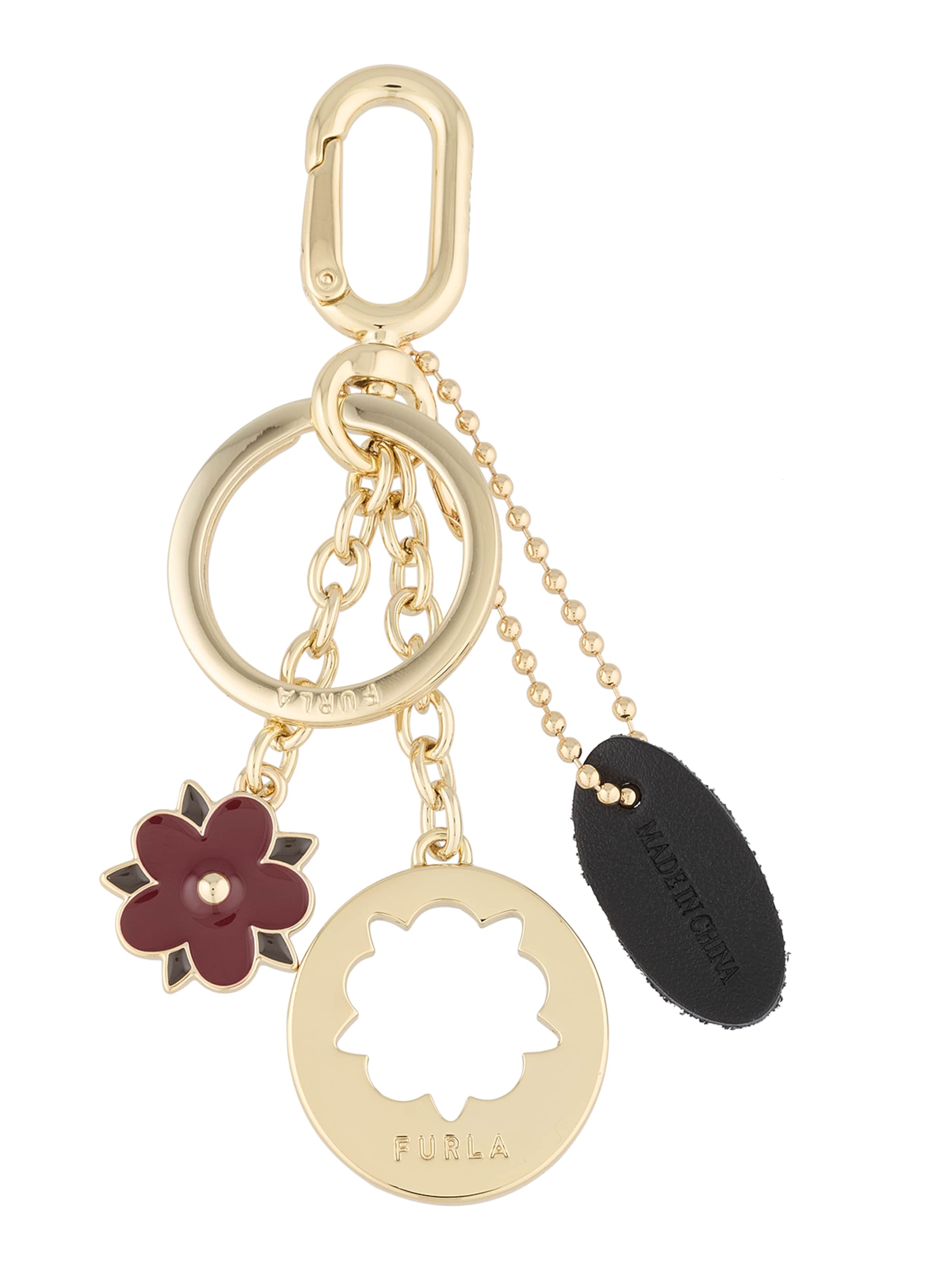 FURLA Přívěsek na klíče – zlatá: přední strana