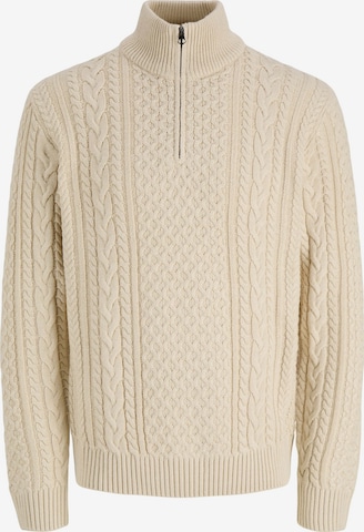Pullover 'Blucallum' di JACK & JONES in beige: frontale