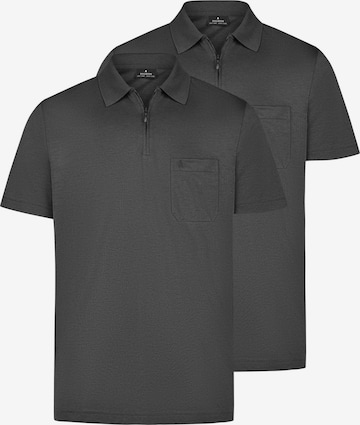 Ragman Shirt 'Basic' in Grey: front