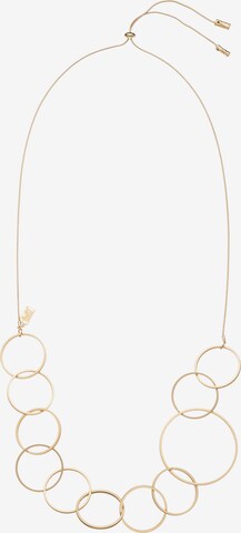 Leslii Necklace in Gold: front