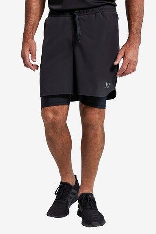 JAY-PI Regular Pants in Black: front