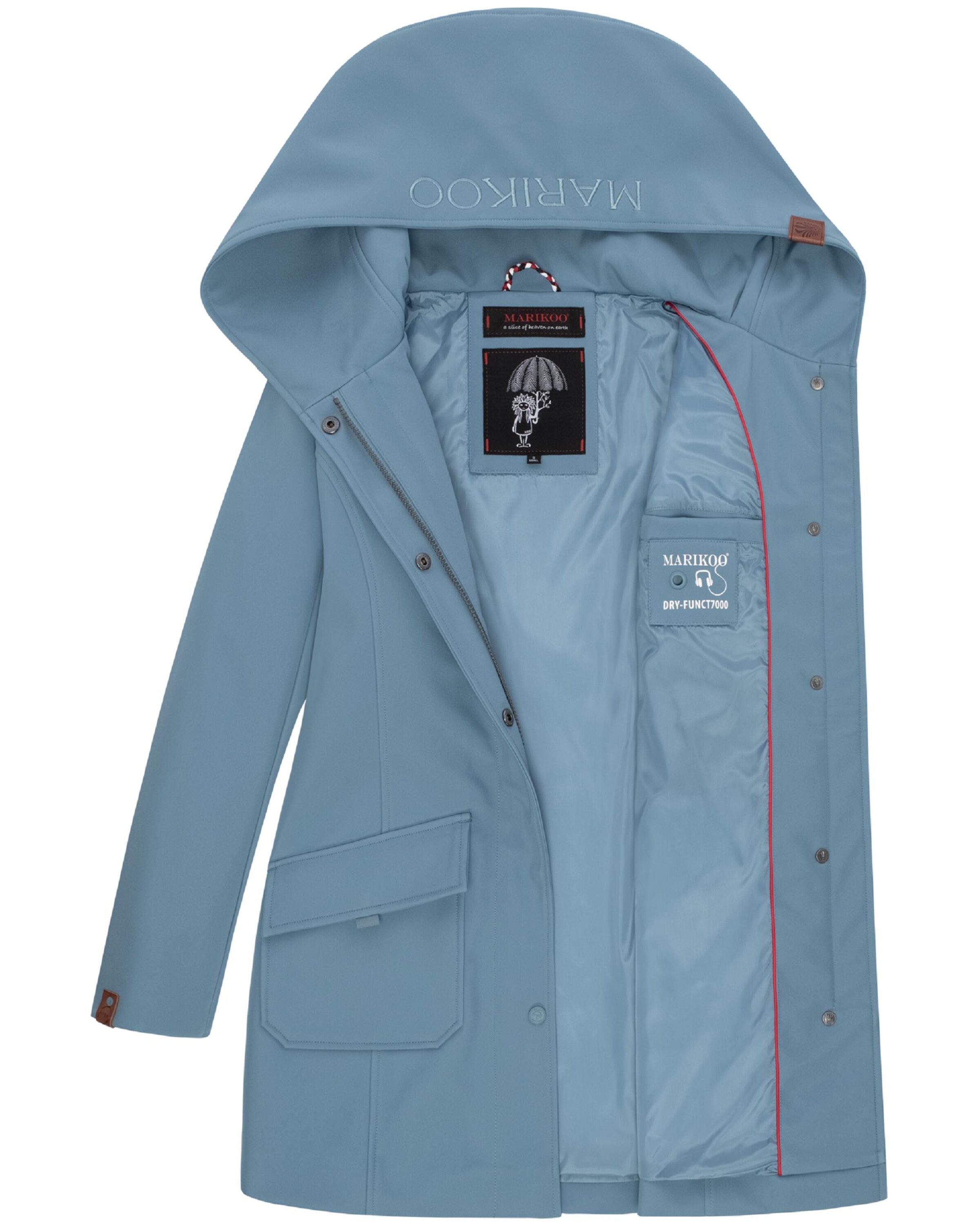 Manteau fonctionnel 'Mayleen' MARIKOO en bleu