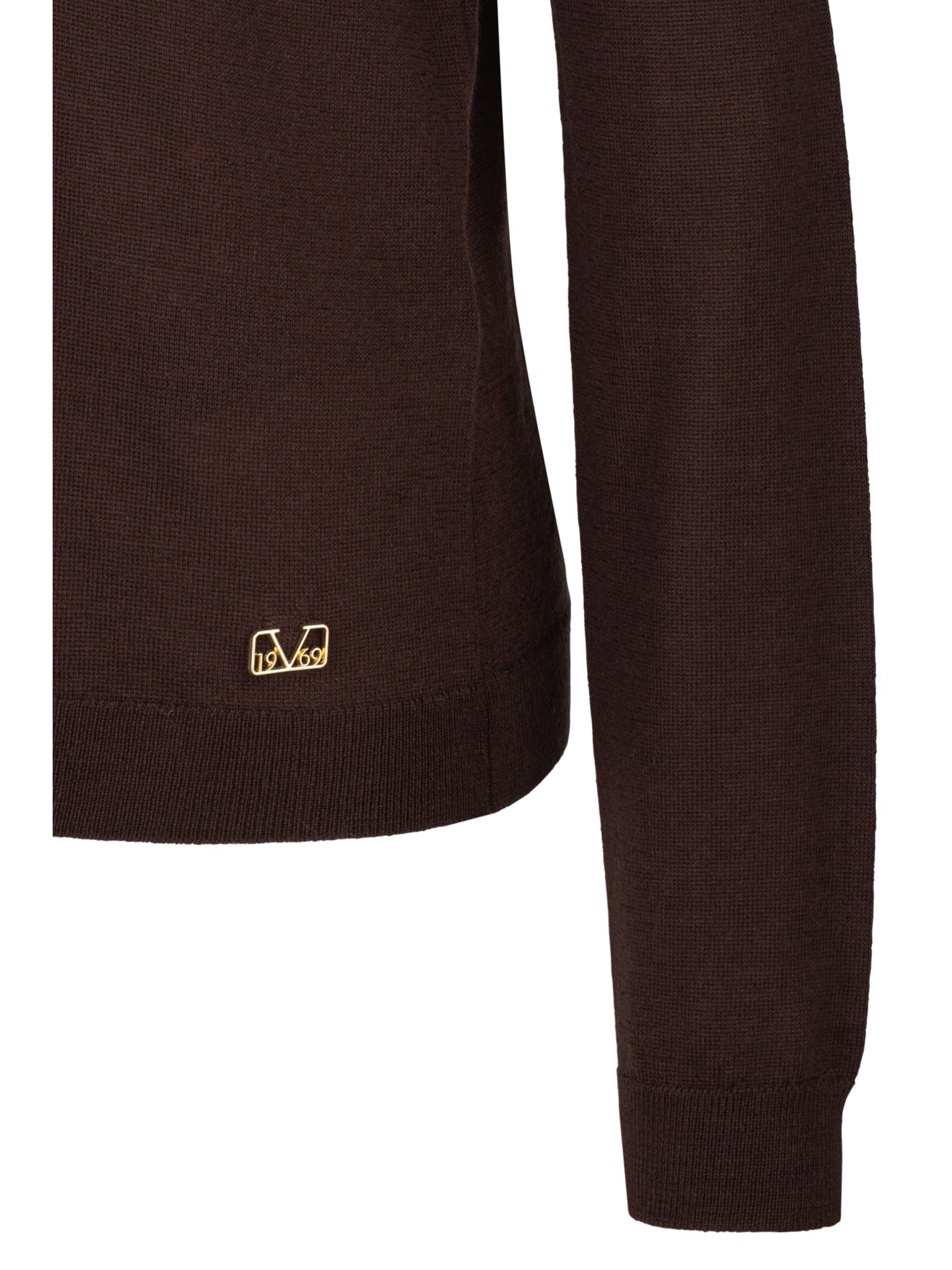 19V69 ITALIA Sweater 'Gina' in Brown