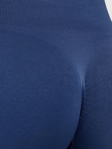 Skinny Leggings ' Infinite Batik Scrunch ' Smilodox en bleu