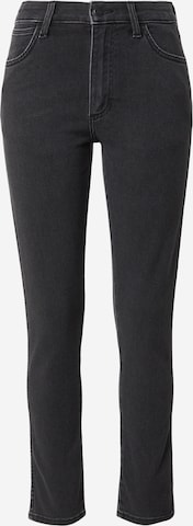 melns WRANGLER Šaurs Džinsi 'SIENNA': no priekšpuses