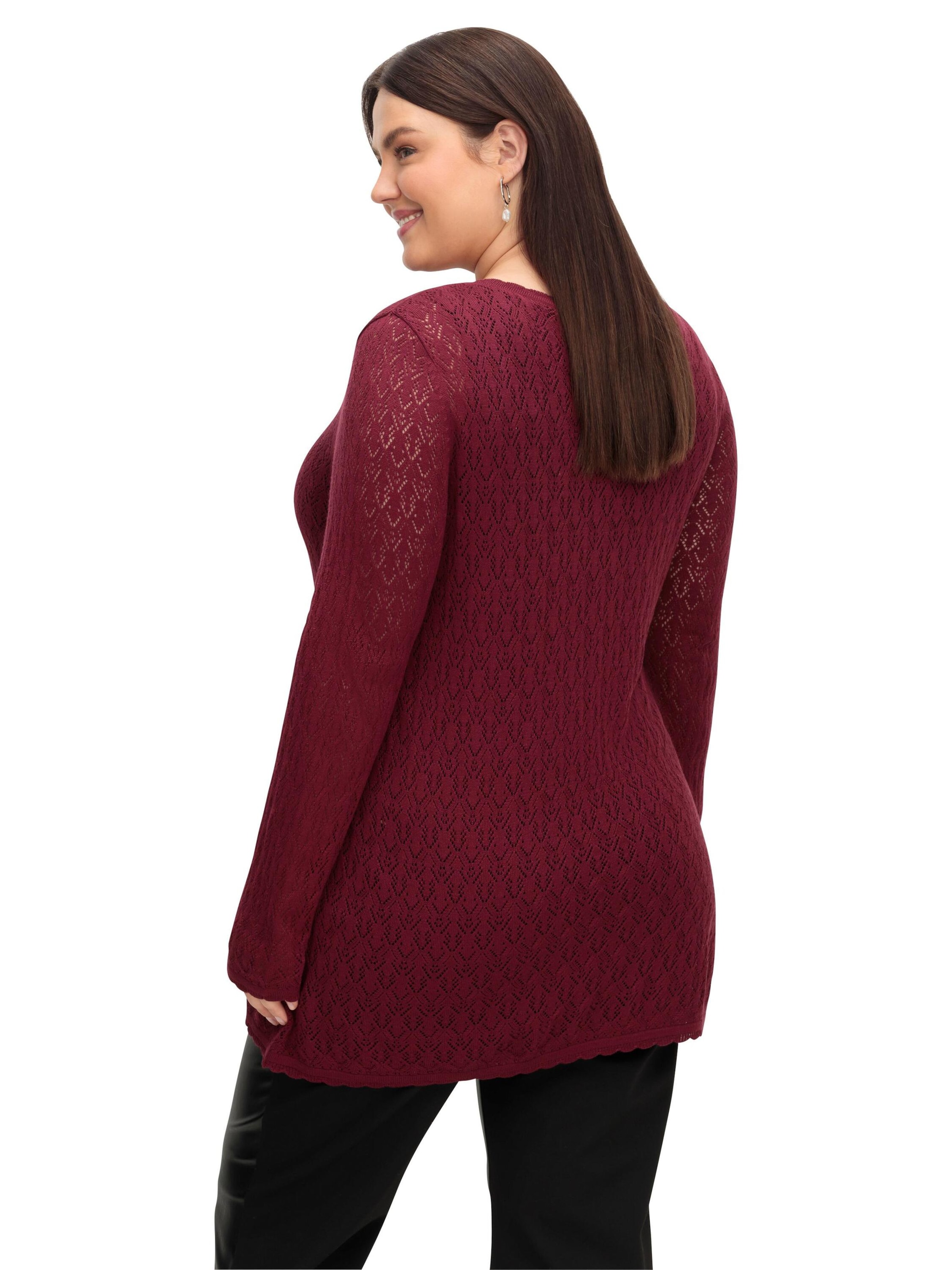 SHEEGO Свитер в Красный