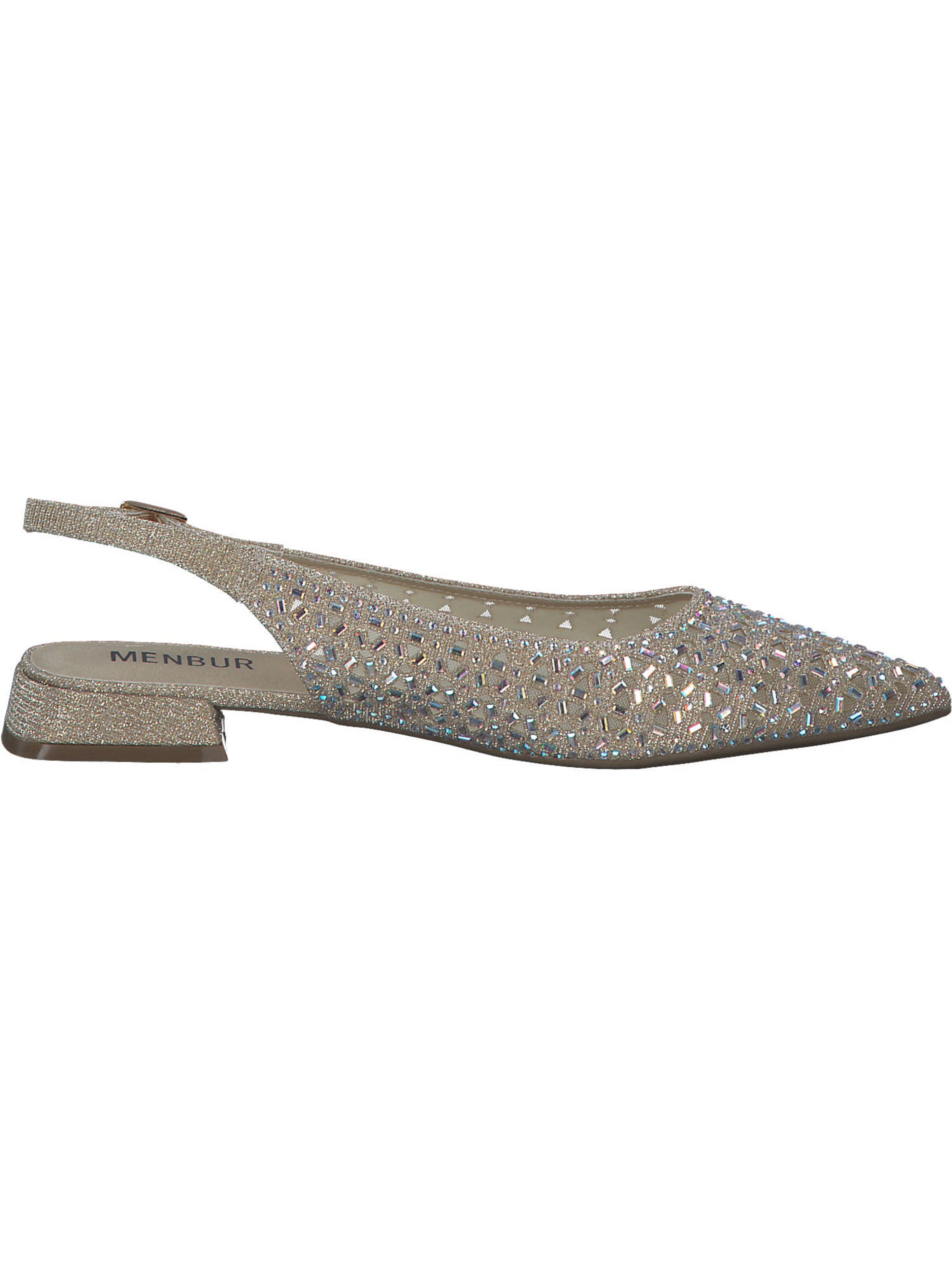 MENBUR Ballet Flats in Gold