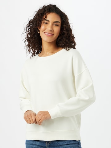 Sweat-shirt 'Ima' MSCH COPENHAGEN en blanc : devant