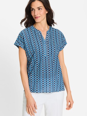 Olsen Blouse in Blauw: voorkant