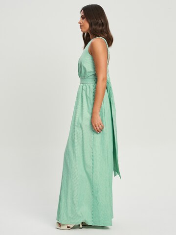 Robe 'ESMERELDA' REUX en vert