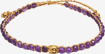 Samapura Jewelry Bracelet 'Amethyst' in Purple: front