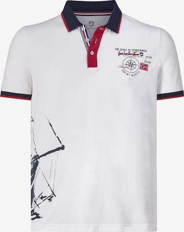 Jan Vanderstorm Shirt ' Dilan ' in Wit: voorkant