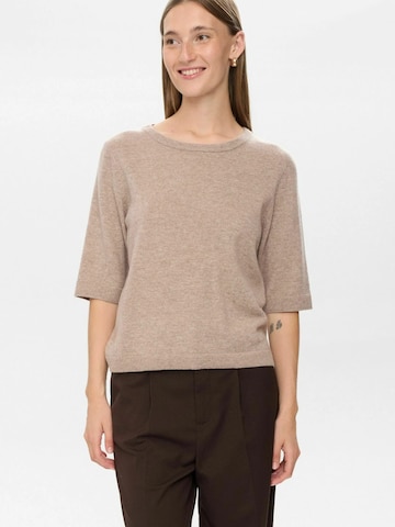 NÜMPH Toppi 'Kally' värissä beige: etupuoli