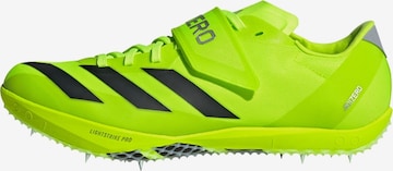 Chaussure de course 'Adizero' ADIDAS PERFORMANCE en vert : devant