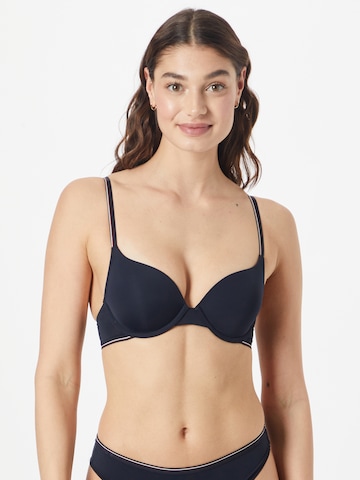 Tommy Hilfiger Underwear Push-up Bra in Blue: front