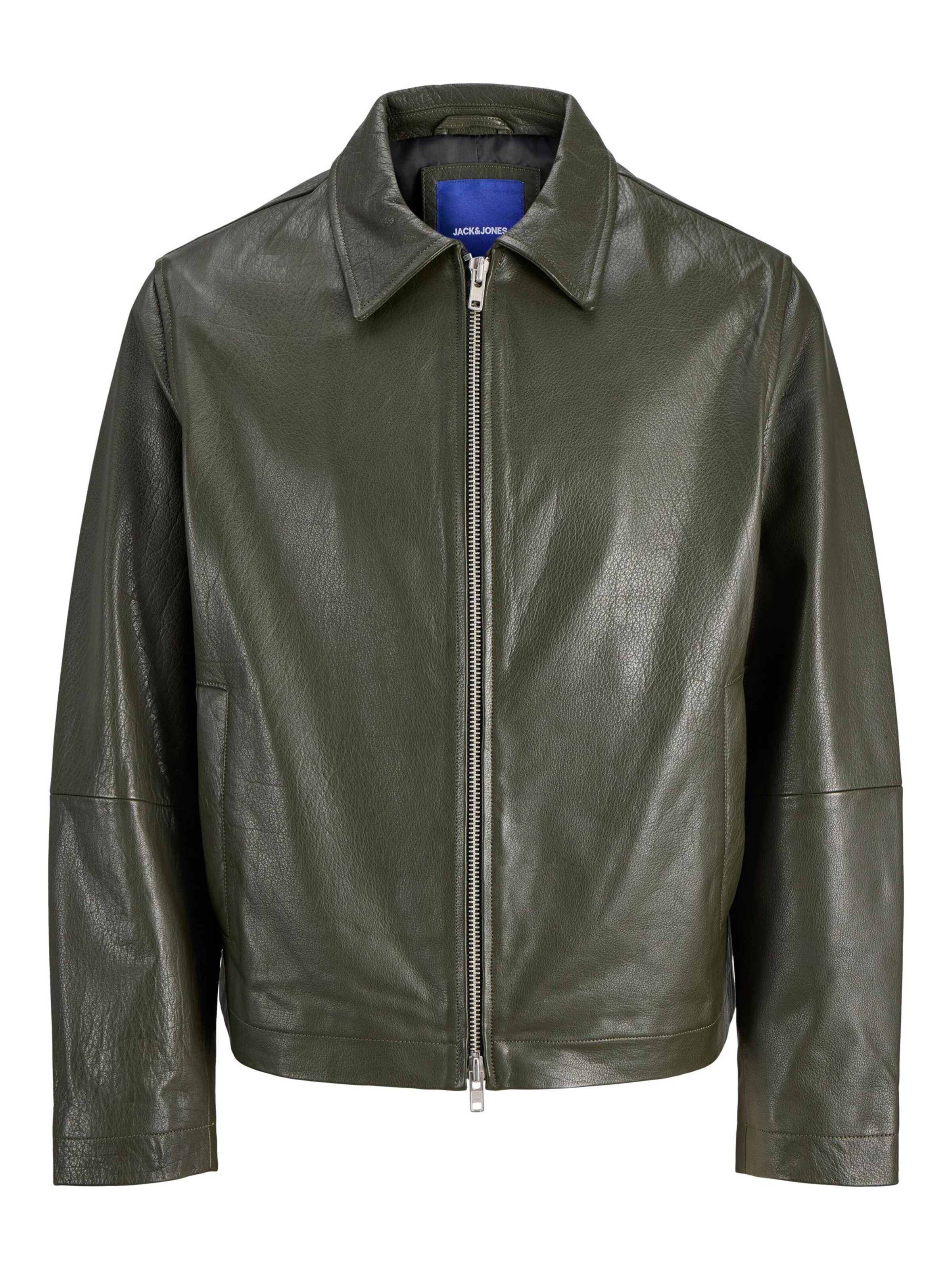 Veste mi-saison 'JORMERCER' JACK & JONES en vert : devant