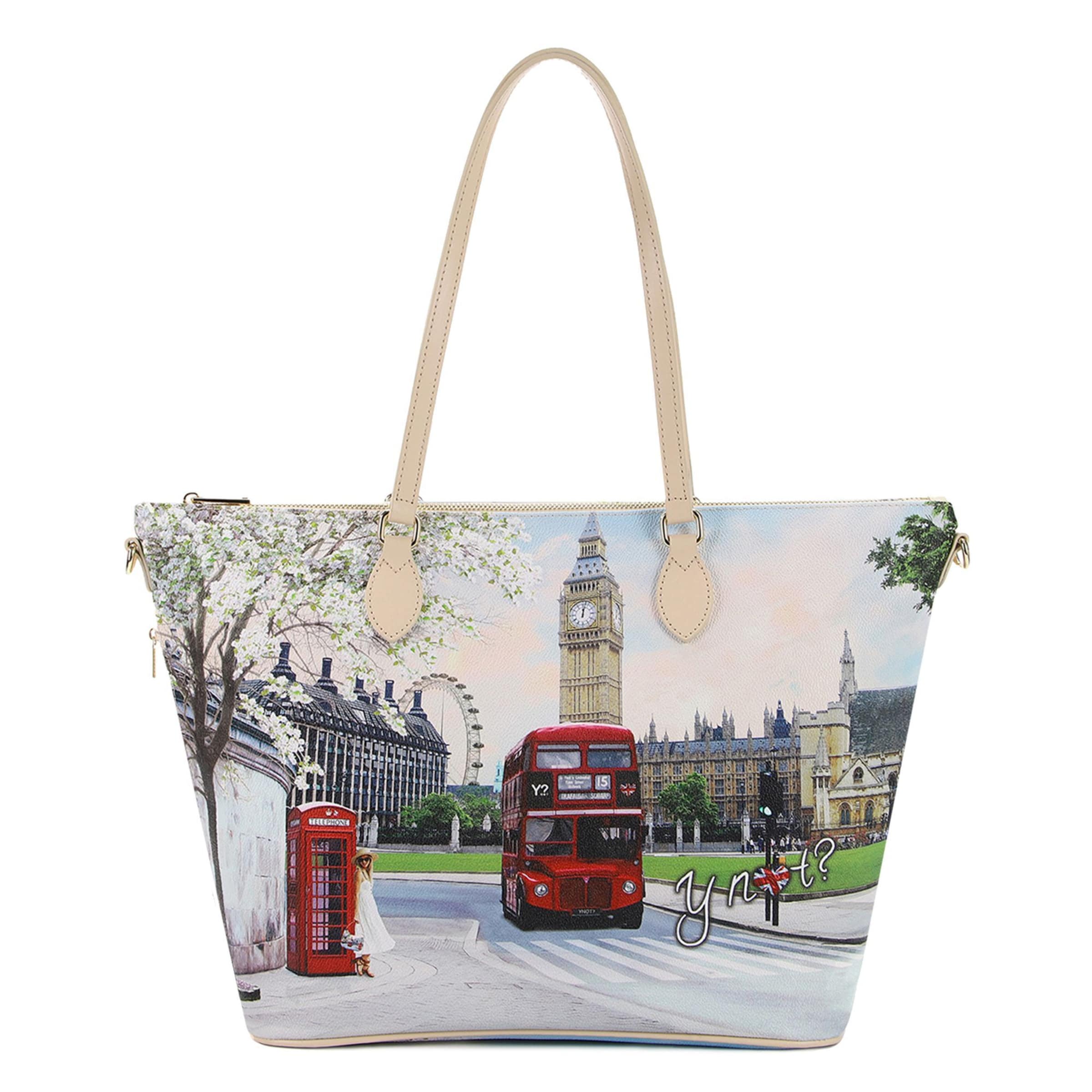 Shopper 'Yesbag' di Y Not? in colori misti: frontale