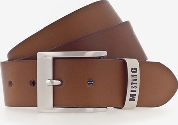 Ceinture MUSTANG en marron : devant