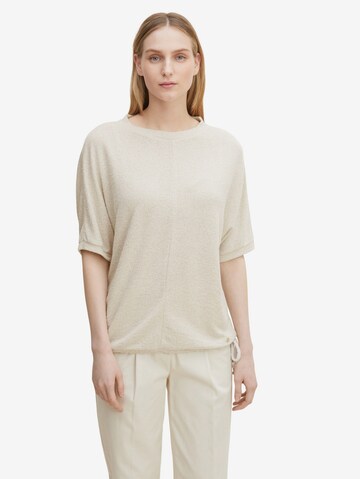 TOM TAILOR Pullover in Beige: predná strana