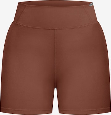 Smilodox Workout Pants 'Advance Pro' in Brown: front