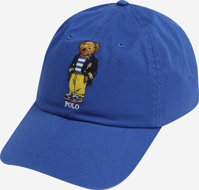 POLO RALPH LAUREN Pet in de kleur Blauw / Donkerblauw / Mosterd / Wit, Productweergave