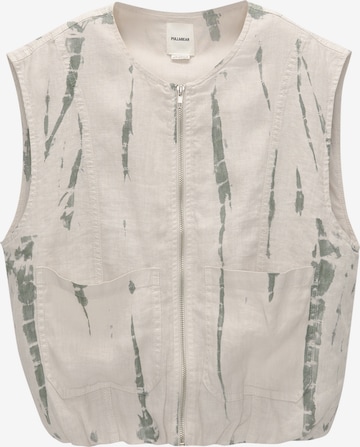 Gilet di Pull&Bear in beige: frontale