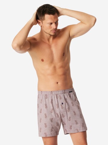 SCHIESSER Boxer shorts 'Singel-Jersey' in Red
