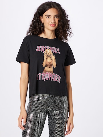 T-shirt 'ALICE' Noisy may en noir : devant