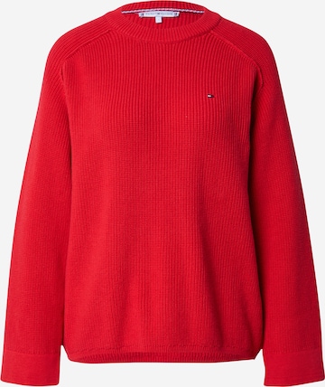 TOMMY HILFIGER Pullover i rød: forside