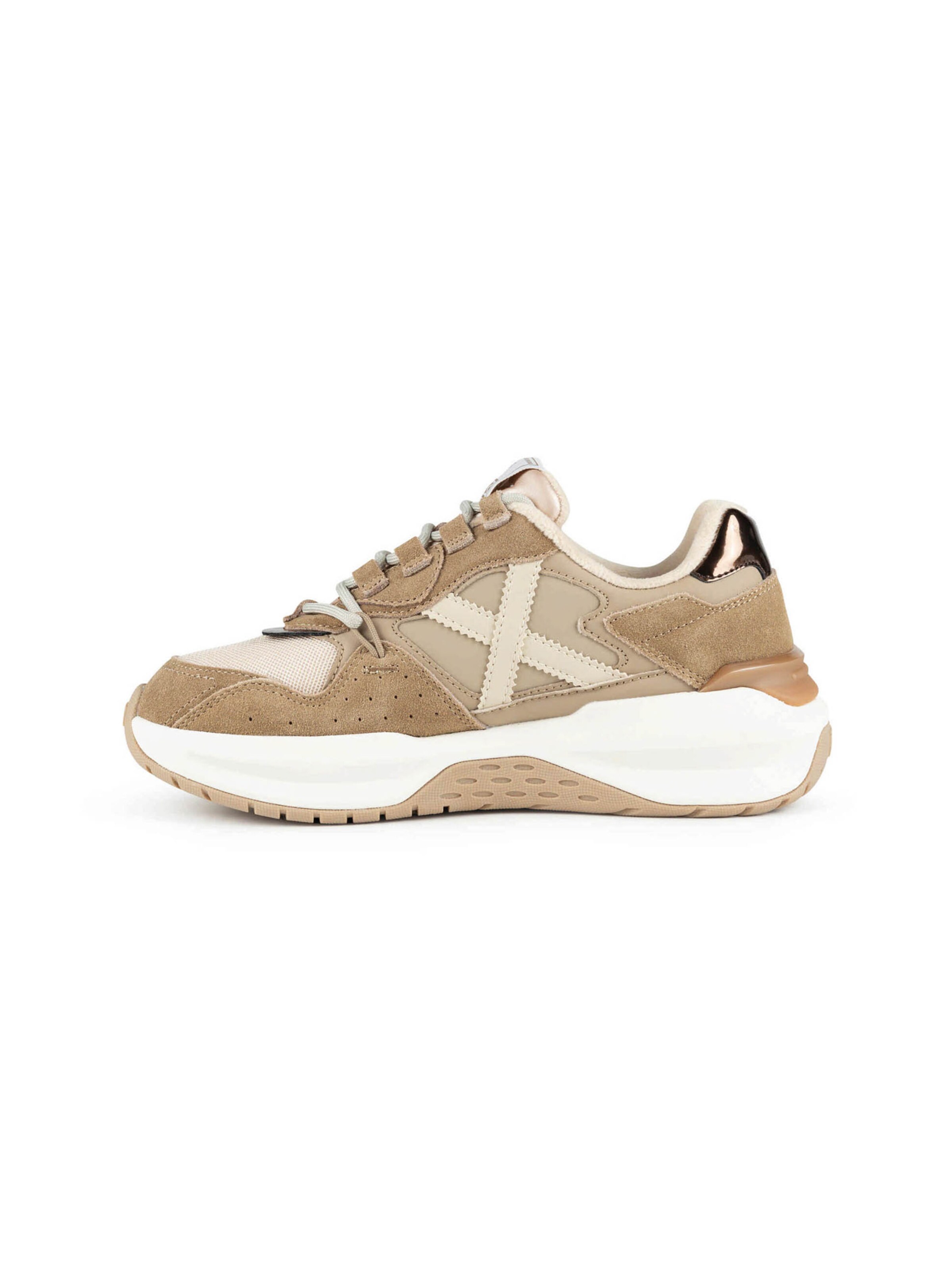 Sneaker bassa 'NEXA' di MUNICH in marrone: frontale