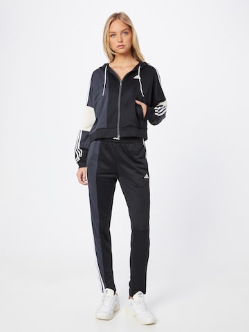 ADIDAS SPORTSWEAR Trainingspak 'Bold Block' in Zwart: voorkant