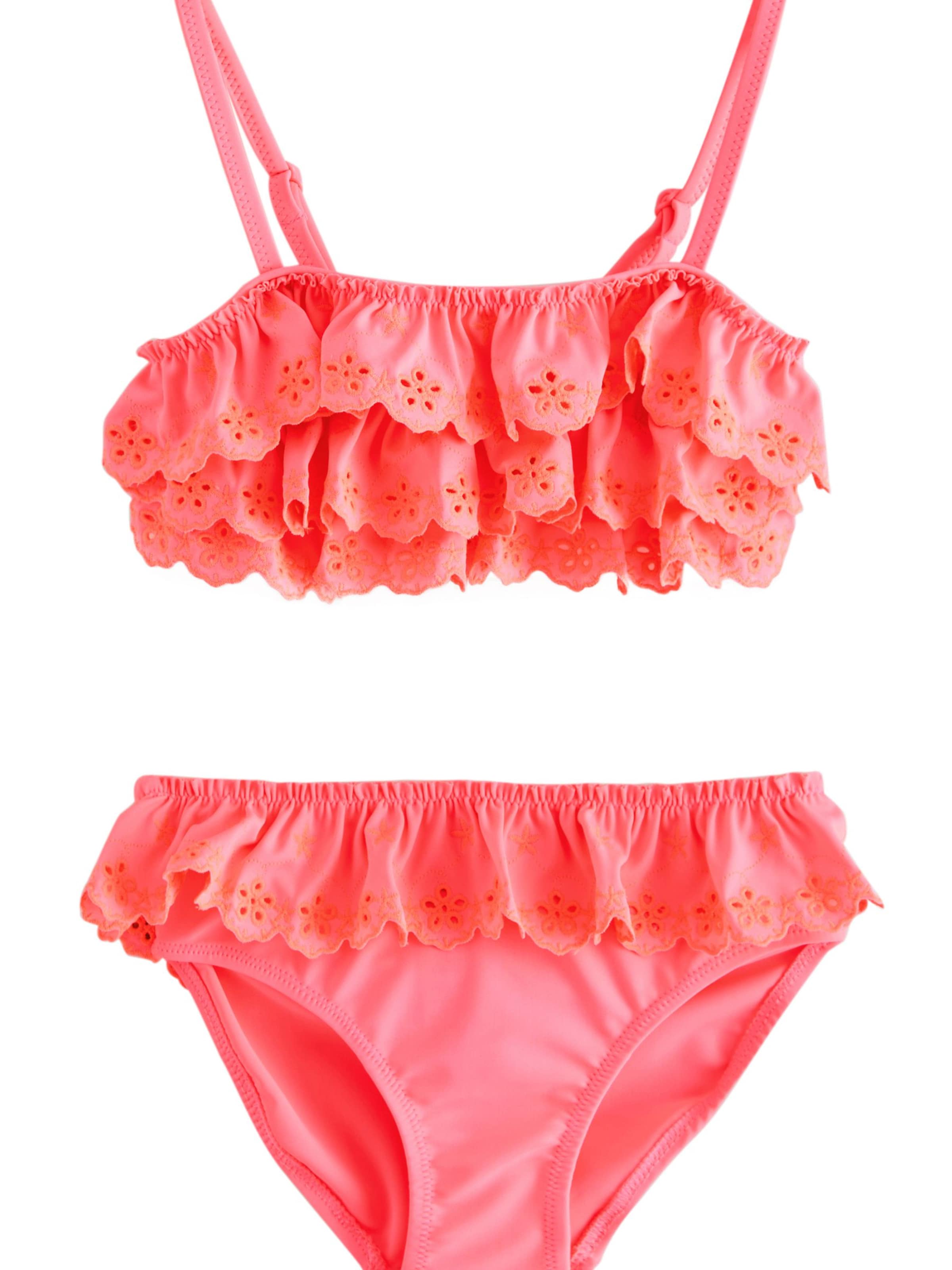 Next T-shirt Bikini in Pink: front