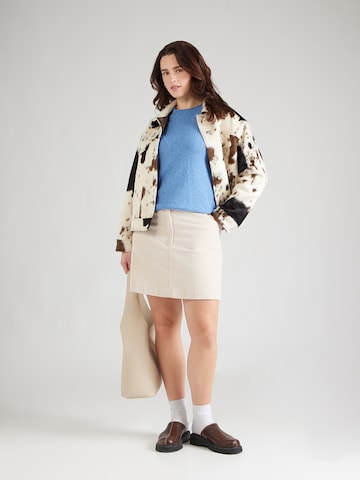 ONLY Carmakoma Sweter 'CARLOYAL' w kolorze niebieski