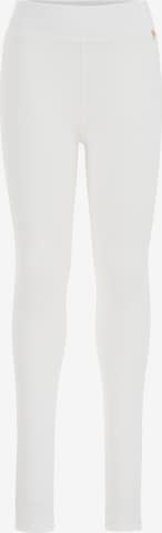 WE Fashion Leggings in White: front