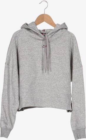 TOMMY HILFIGER Sweatshirt & Zip-Up Hoodie in S in Grey: front