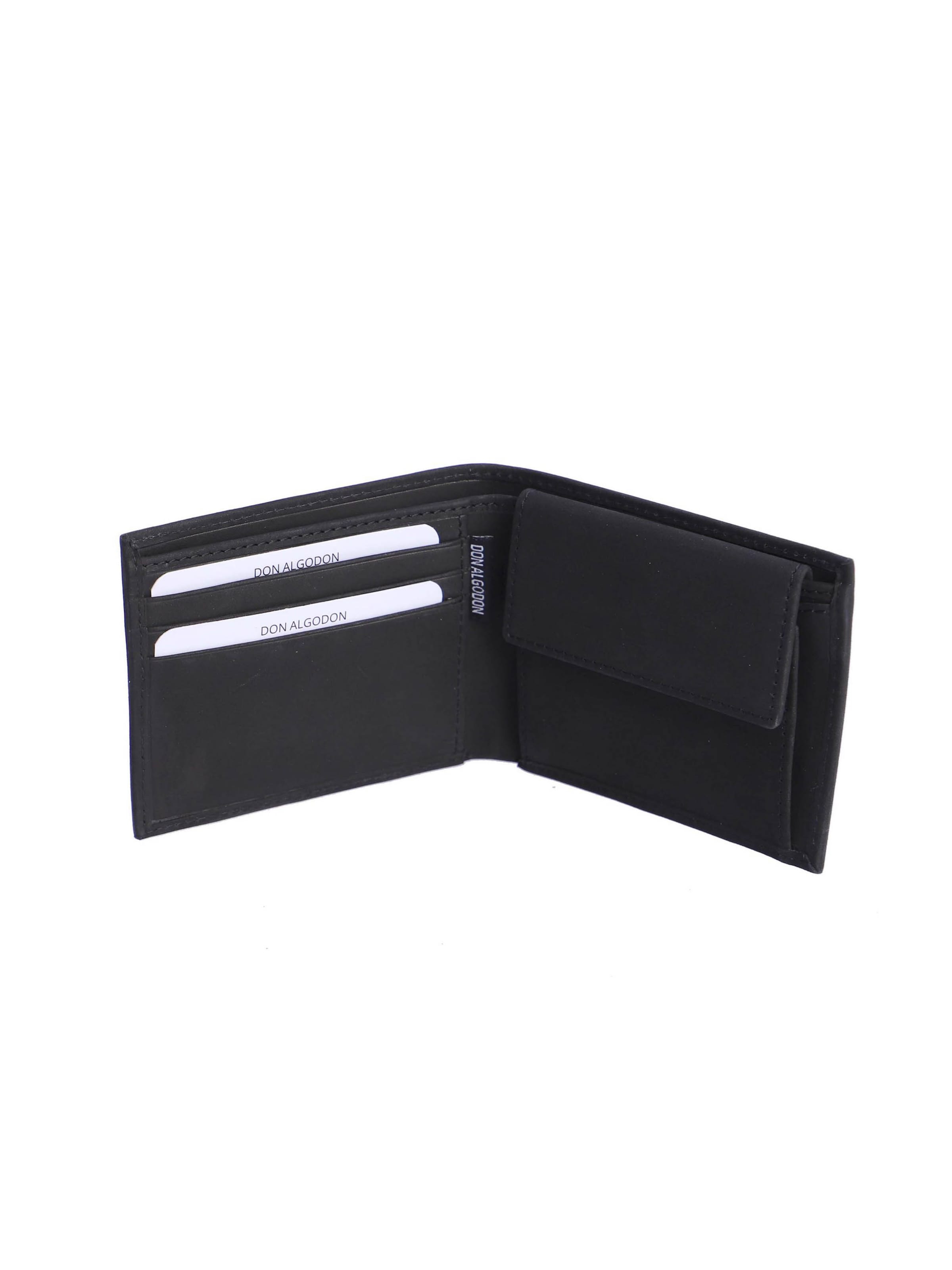 Don Algodon - Cartera 'Cartera para hombre Jose de piel con protección RFID' en negro