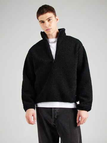 Calvin Klein Jeans Fleece jacket in Black: front