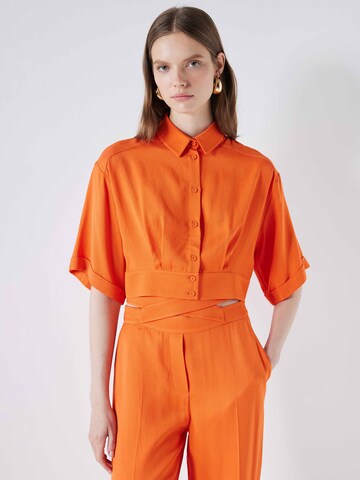 Ipekyol Blouse in Oranje: voorkant