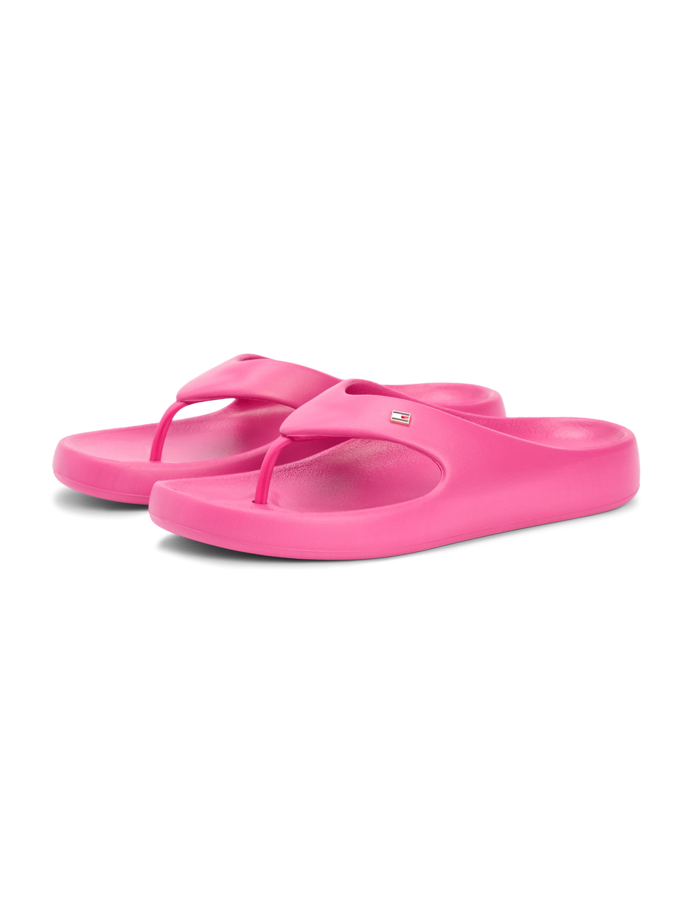 TOMMY HILFIGER Босоножки через палец в Ярко-розовый