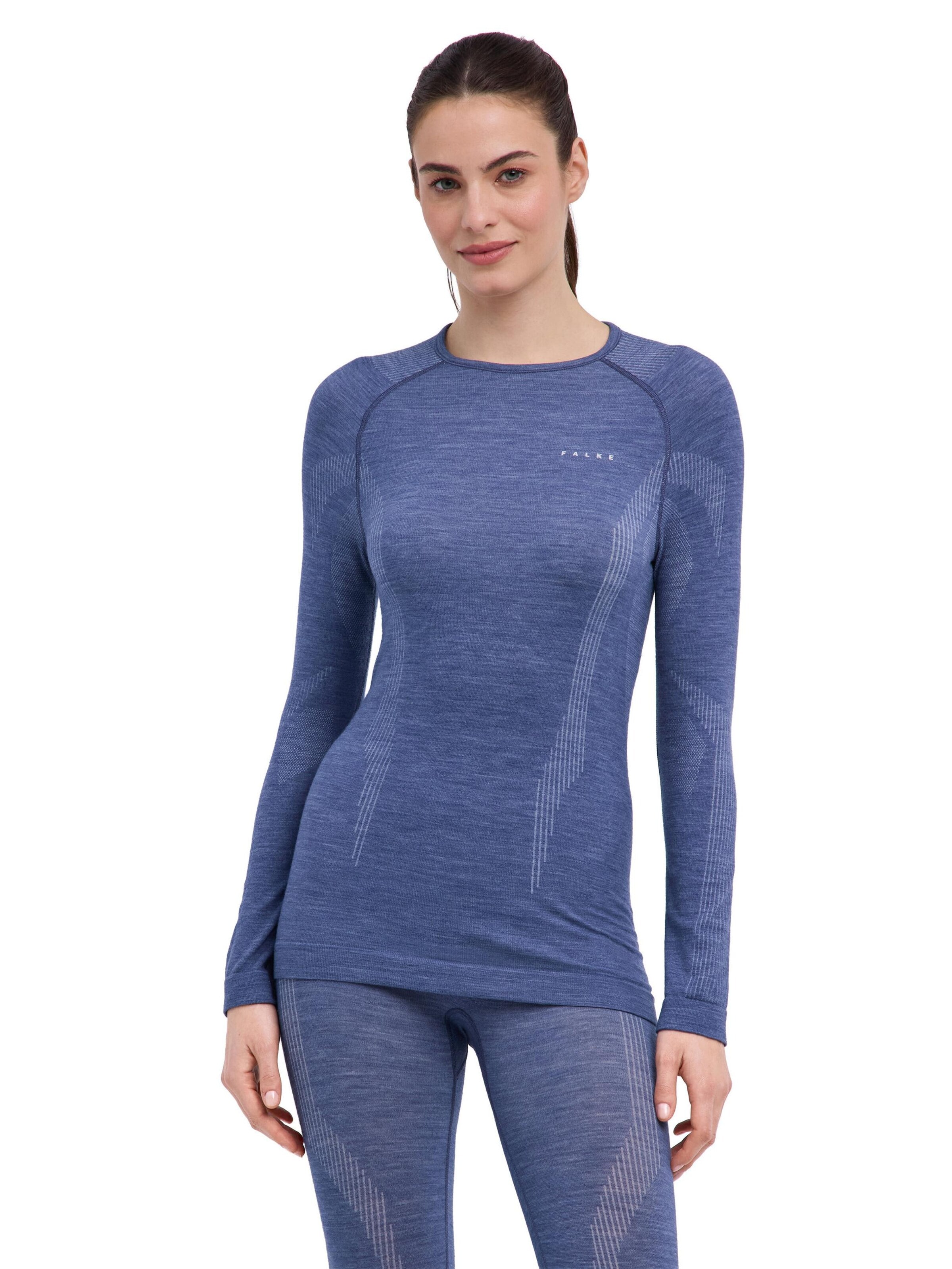 FALKE Base Layer in Blue: front