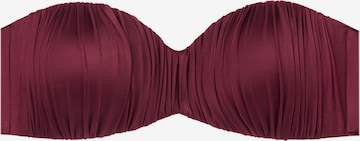 CALZEDONIA Bandeau Bikini Top in Purple: front