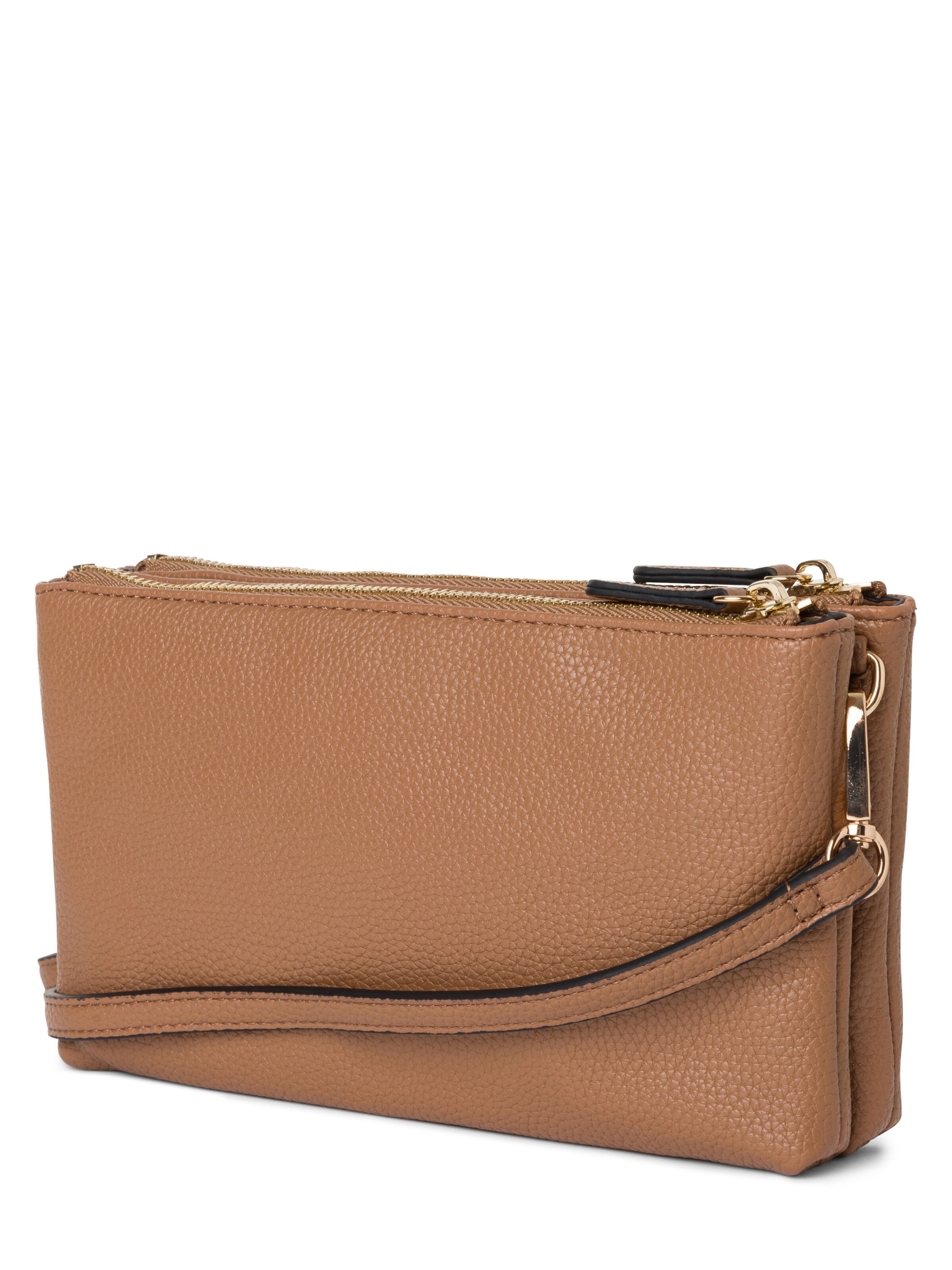 L.CREDI Schoudertas 'Ella' in Bruin: voorkant