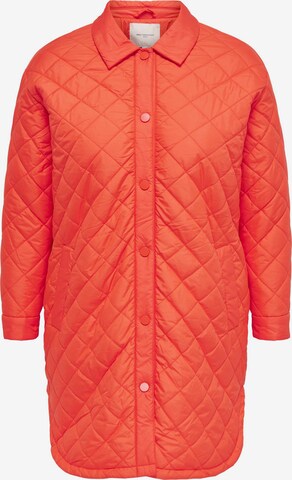ONLY Carmakoma Ανοιξιάτικο και φθινοπωρινό παλτό 'New Tanzia' σε πορτοκαλί: μπροστά