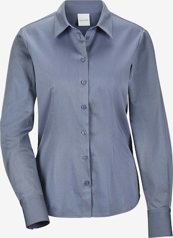 Chemisier MADELEINE en bleu : devant