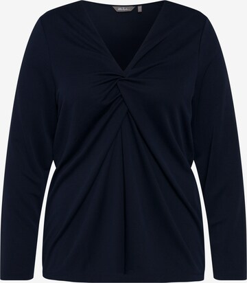 Ulla Popken Shirt in Blauw: voorkant